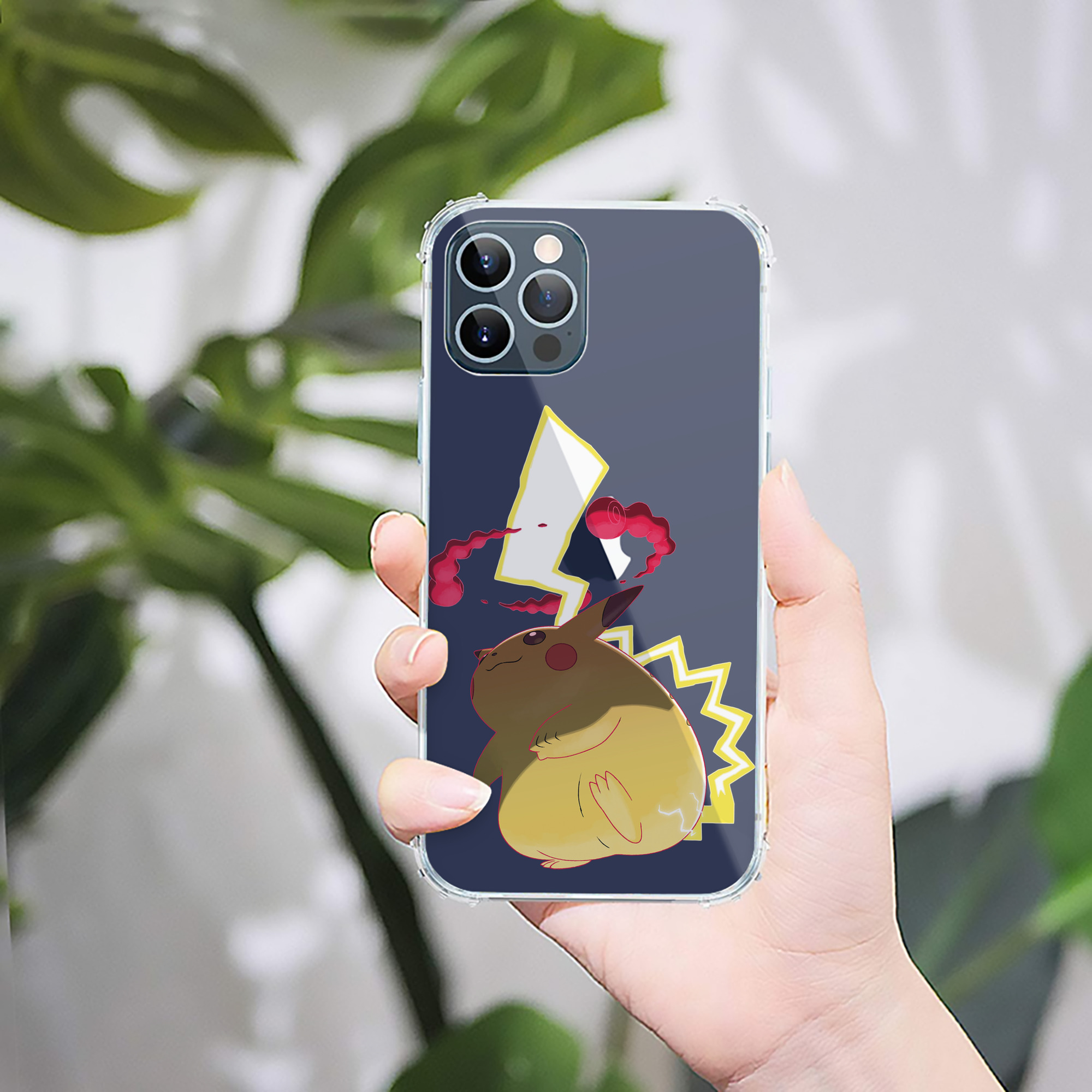 （画像用） ポケットモンスター Pokémon 【iPhone 12シリーズ対応】透明スマホケース（クリアソフトケース）